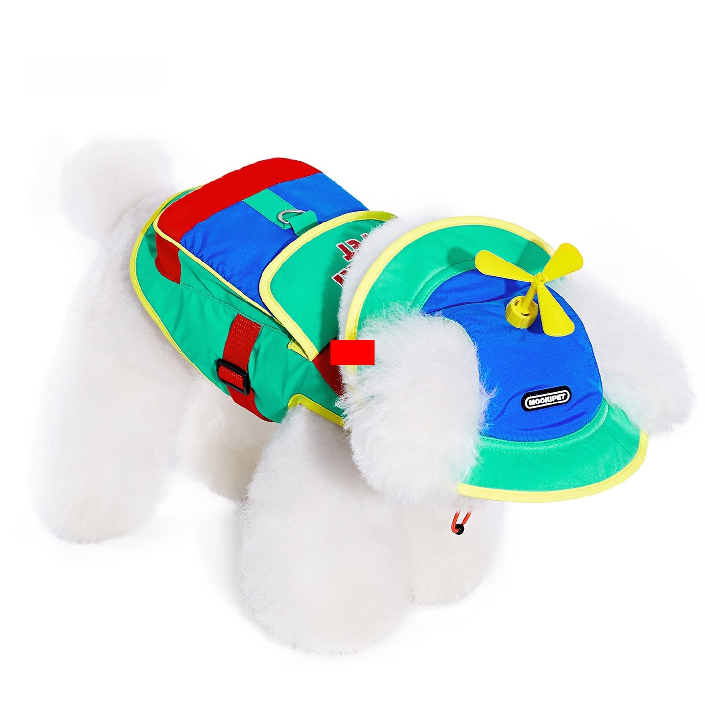 Open-Ear Sun-Proof Fisherman Hat for Dogs, Lightweight Polyester Hat for Yorkshire, Bichon & Small Breeds