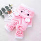 Fleece-Lined Thermal Coral Fleece Pig Pet Costume, Cat & Small Dog Winter Outfit