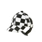 Pomeranian Baseball Cap, Plaid Cotton Outdoor Hat for Small & Medium Dogs