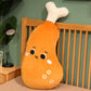 Giant Fried Fun: Large Chicken Leg Throw Pillow Plush Toy (50-100cm).