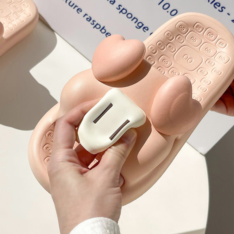 Cartoon Shoes Cute Pig Bear Dog Slippers, Bathroom, Indoor & Garden EVA Sandals