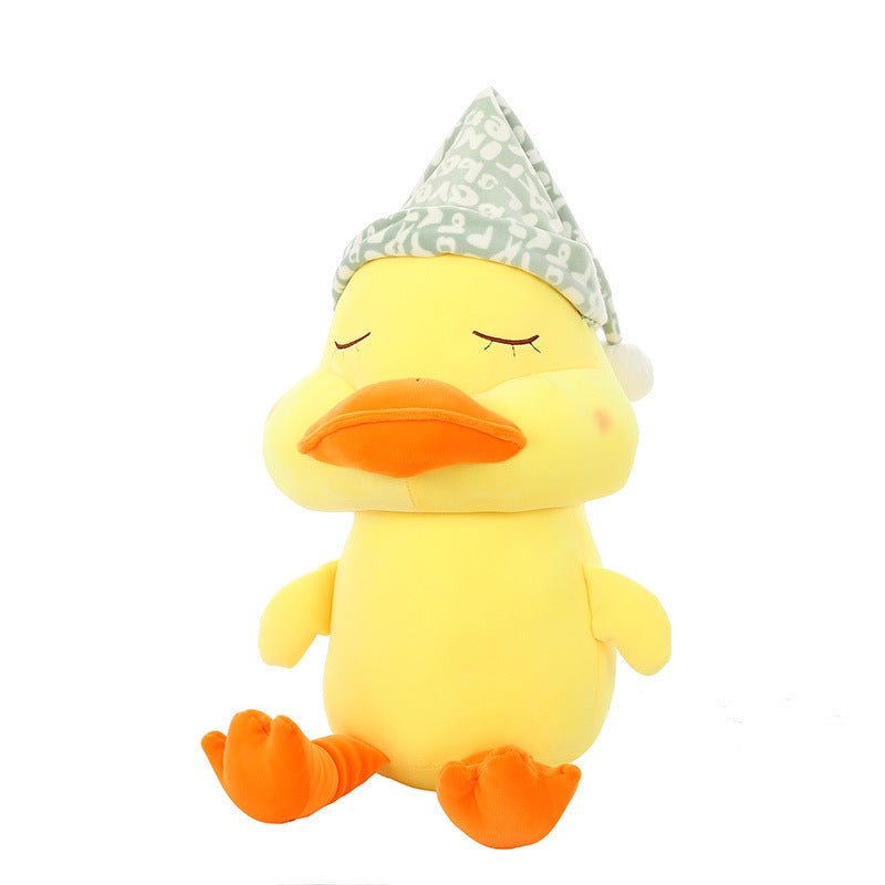 Fashion Personality Rhubarb Duck Doll Pillow – Soft Plush Duck Cushion Toy