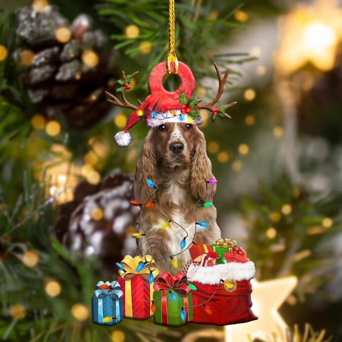 Sleeping Dog Angel Car Pendant, Acrylic Hanging Ornament for Cars, Doors & Home Decor