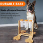Mind & Meal: Wooden Puzzle Toy Interactive Dog Snack Dispenser Feeder ($\mathbf{31\text{cm}}$).