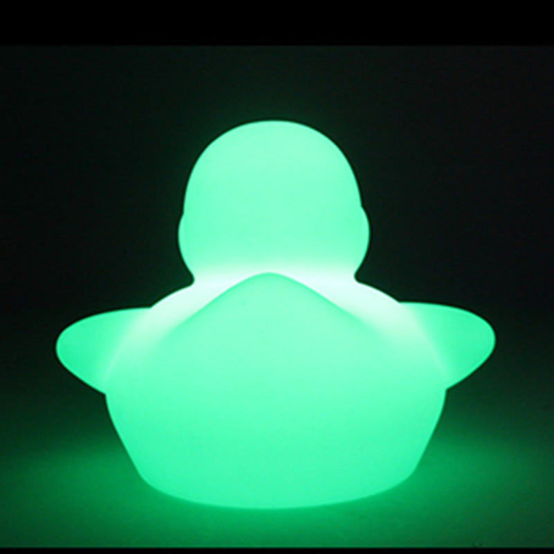Mood Lighting & Music: LED Rechargeable Luminous Duck Table Lamp with Bluetooth Audio.