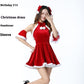 Christmas Bunny Cosplay Uniform, Gold Velvet Women’s Costume Set (Free Size)