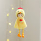 Festive Fun: Easter Decorations Chicken & Egg Ornament Pendants (Cloth, Multiple Styles).