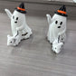 Halloween Little Ghost Dog Ornament, Modern Resin Walking Dog Decoration