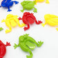 Retractable Ball Frog Jumping Bucket Toy – Creative Decompression Novelty Set (12 PCS)