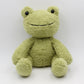 Green Cute Little Frog Plush Toy – Lonely Frog Ragdoll Doll for Girls (23 cm)