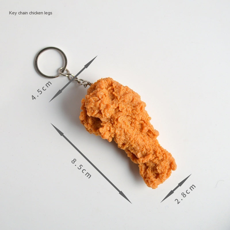 Ready to Wear Your Favorite Snack? Choose Your Chicken or Fries Keychain Style Today.