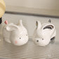 Cute Bunny Ceramic Ashtray, Creative High-Aesthetic Decorative Ornament