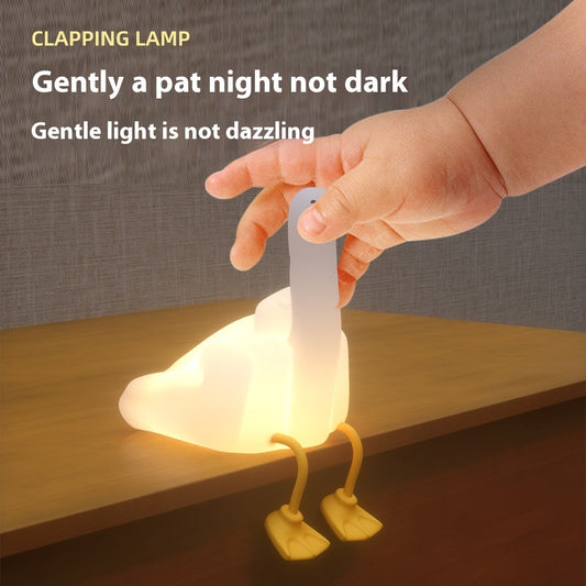 Unconventionally Fun: Creative Middle Finger Duck Rechargeable Dimming Night Light.