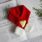 Winter Christmas Dog Scarf & Hat Set, Festive Pet Bib, Cloak & Accessories for Cats & Dogs