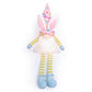 Easter Bunny Lantern Doll, Plush Spring Scene Decoration Costume Figure