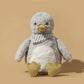 Fashion Gray Duck Plush Doll – Soft Polyester Stuffed Animal Toy