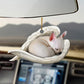 Sleeping Angel Dog Car Pendant, Cute Acrylic Hanging Ornament for Cars, Doors & Home Decoration