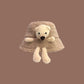Sweet & Cozy: Cute Khaki Ears Plush Hat (Warm, Versatile, Cartoon Style).