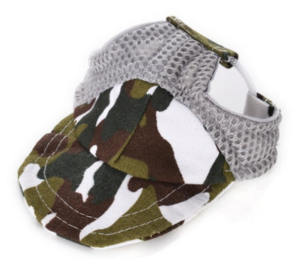 Tie-Dye Cotton Dog Sun Hat, Leaky Ears Anti-Shedding Pet Hat for All Seasons