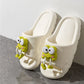 Summer Fun: New Cartoon Frog EVA Non-slip Slippers for Indoor and Bathing (Couple Slippers).