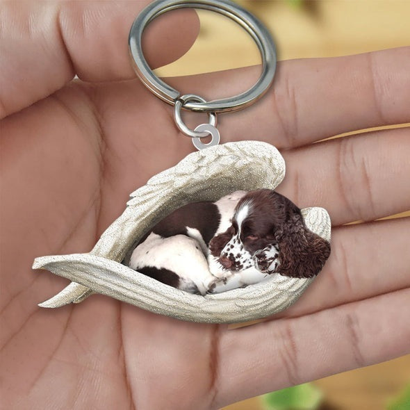Acrylic Creative Cute Dog Keychain, Animal Cartoon Pendant with Single or Double-Sided Printing