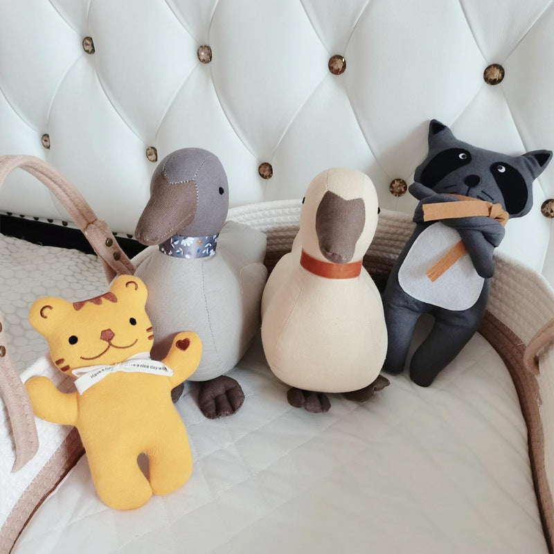 Fabric Cartoon Duck Interactive Grip Doll – Stylish Canvas Plush Toy