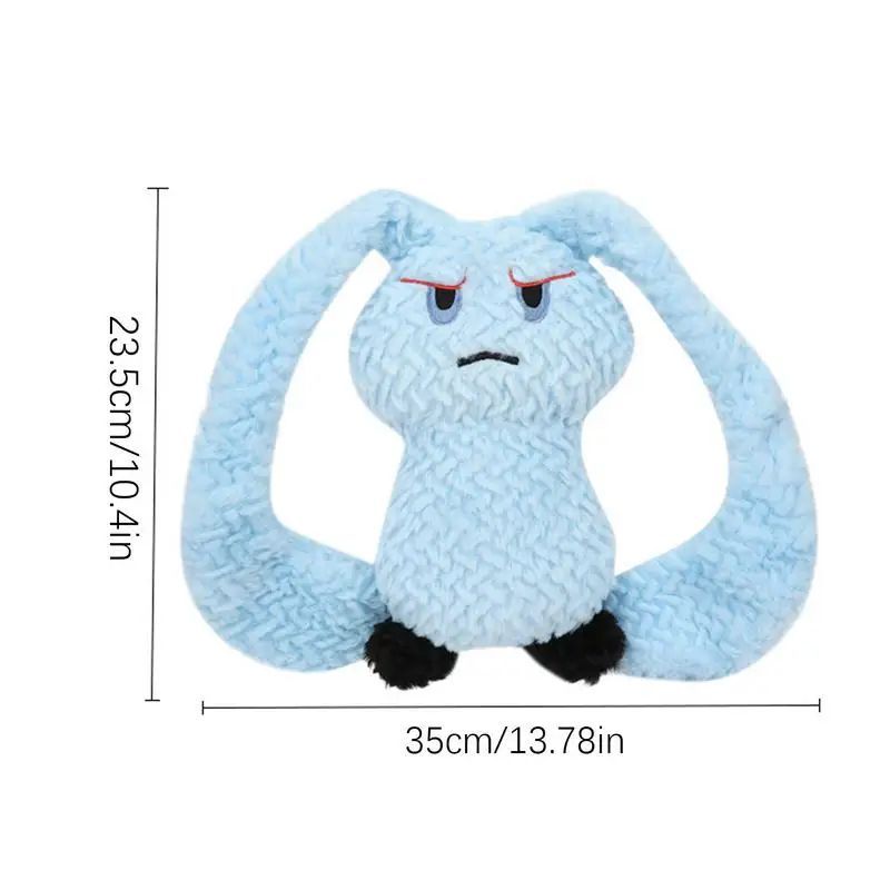 Tough Love: Bunny Squeaky Dog Teething Toy ($\mathbf{35\text{cm}}$ Plush Chew Toy for Medium/Small Dogs).