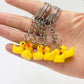 Pocket Pal: Creative Cartoon Mini Small Yellow Duck Keychain (Resin Pendant).