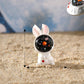 Cartoon Bunny Resin Ornament, Cute Decorative Figurine