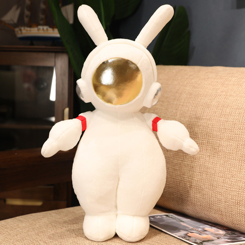 Creative Astronaut Bunny Plush Toy, Soft Space Rabbit Doll