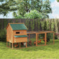 Large Metal Chicken Coop – Elevated Hen House with Run, Nesting Boxes & Weather-Resistant Roof