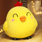 Cute Funny Expression Little Yellow Chicken Doll – Cartoon Plush Cushion & Pillow