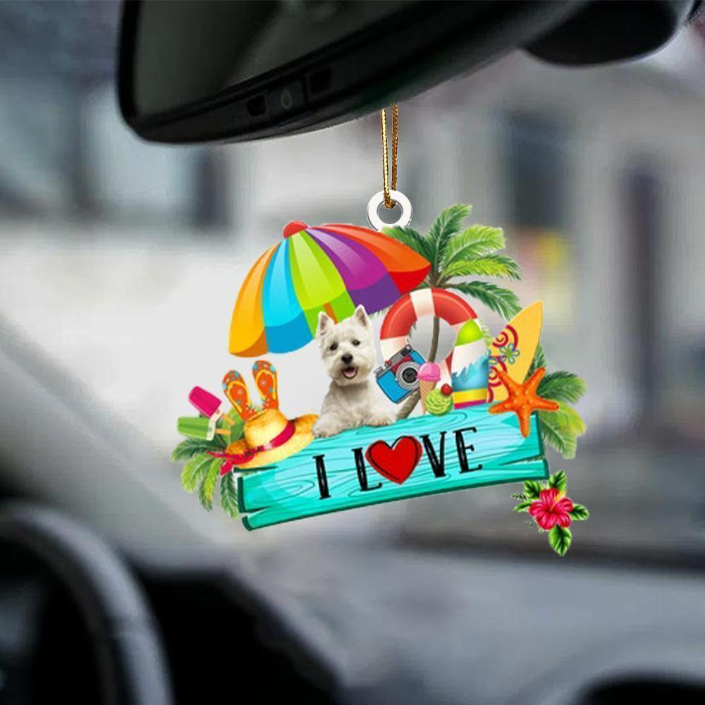 Sleeping Angel Dog Car Pendant, Acrylic Hanging Ornament for Cars, Doors & Home Displays