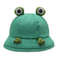 Summer Style: Cute Cartoon Frog Female Fisherman Hat for Sun Protection.