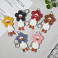 Craft Your Charm: Cute Leather Little Duck Pendant DIY Material Bag (Full Grain Sheepskin).
