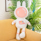 Space Bunny Plush Toy, Four-Way Stretch Ragdoll Rabbit for Couples & Collectors