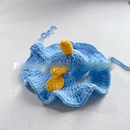 Hand-Crocheted Pet Knitted Hat, Funny INS-Style Wool Headgear for Cats & Dogs