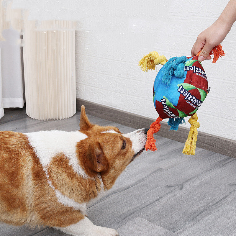 Twisted Sugar Sniffing Ball, Dog Puzzle Toy for Food Hiding & Molar Training