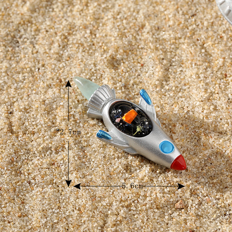 Cartoon Bunny Resin Ornament, Cute Decorative Figurine