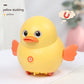 Interactive Fun: Electric Walking & Swinging Duck Mother and Baby Toy Set (Magnetic Connection).