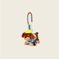 Sausage Plush Dog Bag Pendant Keychain, Cute Cartoon Plush Accessory