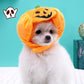 Fashion Halloween Pet Pumpkin Hat, Velvet Cat & Dog Costume Accessory