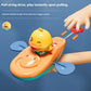 Baby Yellow Duck Water Play Toy – Wind-Up Kayaking Duck with Pull-Wire Action