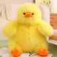 Cute Pier Duck Fluffy Big Doll – Soft Giant Plush Toy in White & Yellow