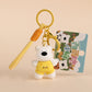 Creative Cartoon Plush West Highland Puppy Dog Keychain