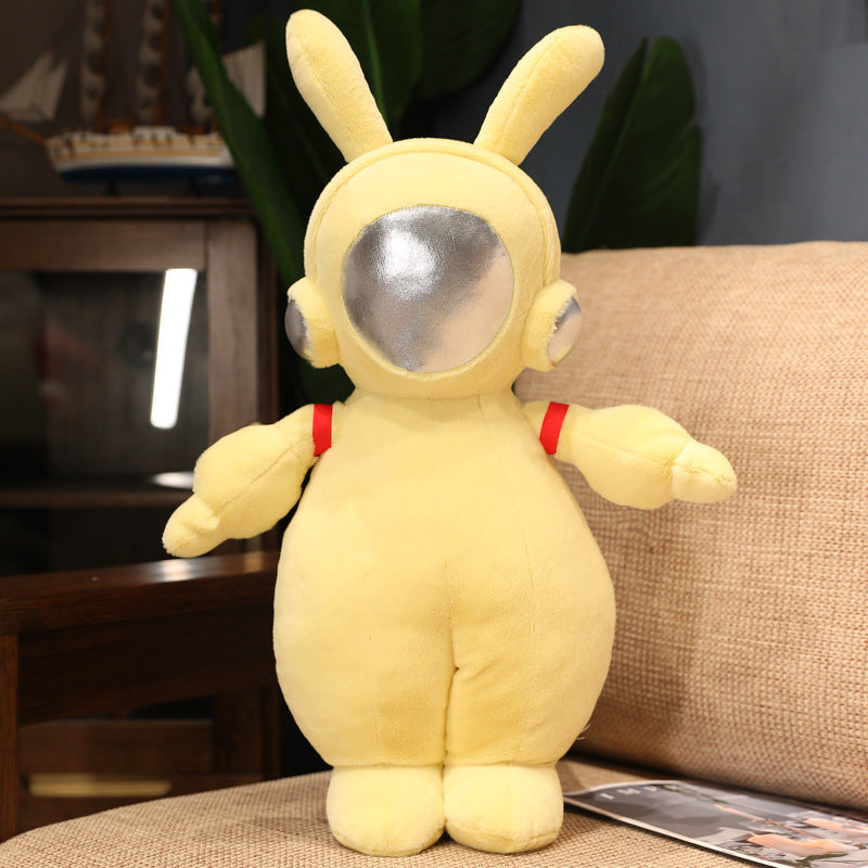 Creative Astronaut Bunny Plush Toy, Soft Space Rabbit Doll