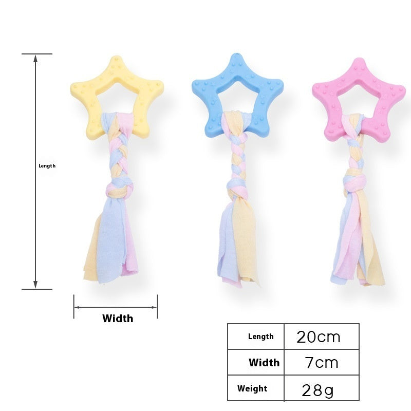 Built to Chew: Environmental Protection TPR Bite-Resistant Dog Toy (Multi-Shape, Interactive).