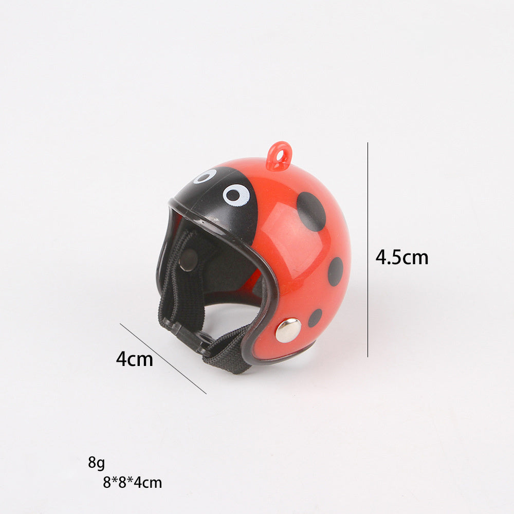 Hens Helmet – Chicken & Bird Pet Safety Hat | Funny Hard Headwear for Parakeets & Small Poultry