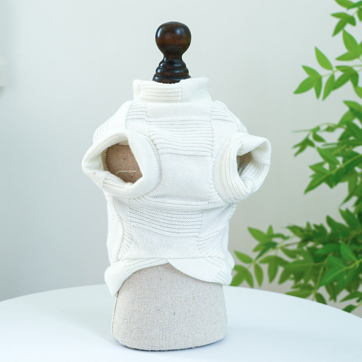 Pet Round-Neck Dog Shirt, Cute “Afternoon Tea” Outfit for Cats & Dogs