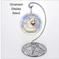 Sleeping Angel Dog Car Pendant, Acrylic Hanging Ornament for Cars, Doors & Home Decor